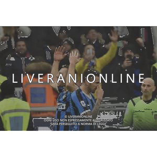 esultanza di Stefan De Vrij dopo il gol del 3 a 2 Inter Inter vs Milan Campionato Serie A TIM - 23¬∞ giornata Milano 09-02-2020 Stadio Giuseppe Meazza - San Siro foto Roberto Garavaglia - ag. Aldo Liverani sas / AGENZIA ALDO LIVERANI SAS