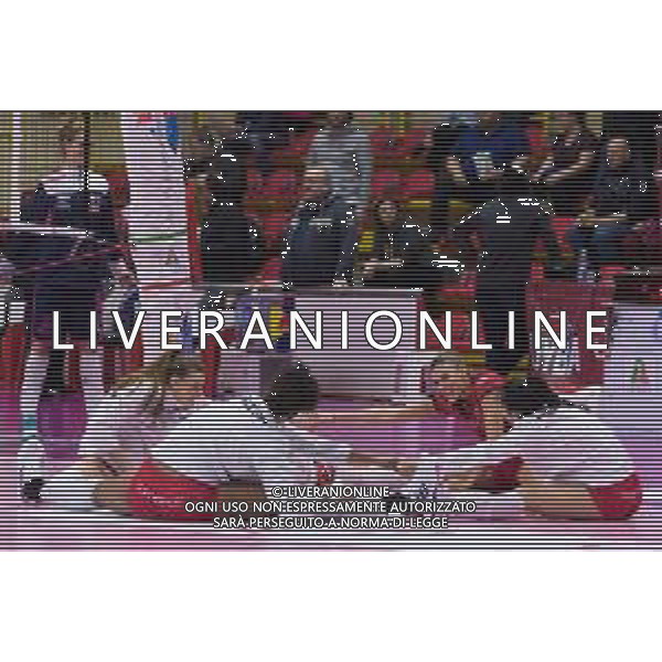 Campionato di Volley Serie A1 Femminile 2019/2020 Busto Arsizio, Italia 09/02/2020 Unet E-Work Busto Arsizio vs Igor Gorgonzola Novara Nella foto: riscaldamento pre-partita (UYBA Unet E-Work Busto Arsizio) FOTO ELISA CALABRESE-ALESSIO MARINI-AG ALDO LIVERANI SAS