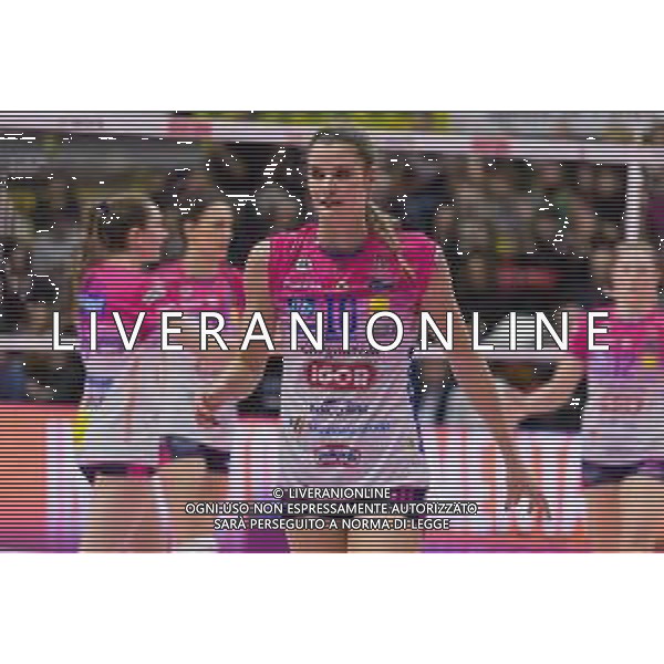 Campionato di Volley Serie A1 Femminile 2019/2020 Busto Arsizio, Italia 09/02/2020 Unet E-Work Busto Arsizio vs Igor Gorgonzola Novara Nella foto: Cristina Chirichella (Igor Gorgonzola Novara) FOTO ELISA CALABRESE-ALESSIO MARINI-AG ALDO LIVERANI SAS
