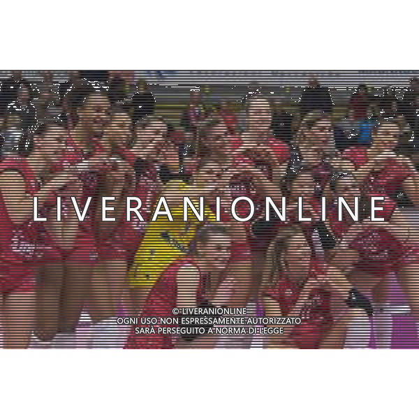 Campionato di Volley Serie A1 Femminile 2019/2020 Busto Arsizio, Italia 09/02/2020 Unet E-Work Busto Arsizio vs Igor Gorgonzola Novara Nella foto: (UYBA Unet E-Work Busto Arsizio) FOTO ELISA CALABRESE-ALESSIO MARINI-AG ALDO LIVERANI SAS
