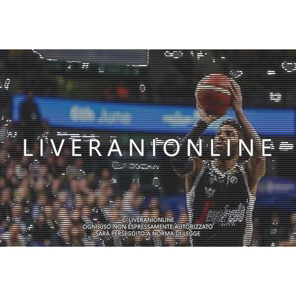 FIBA Intercontinental Cup Tenerife, Italia 09/02/2020 Finale - Segafredo Virtus Bologna vs Iberostar Tenerife Nella foto: Devyn Marble (Segafredo Virtus Bologna) al tiro FOTO DAVIDE DI LALLA-ALESSIO MARINI-AG ALDO LIVERANI SAS