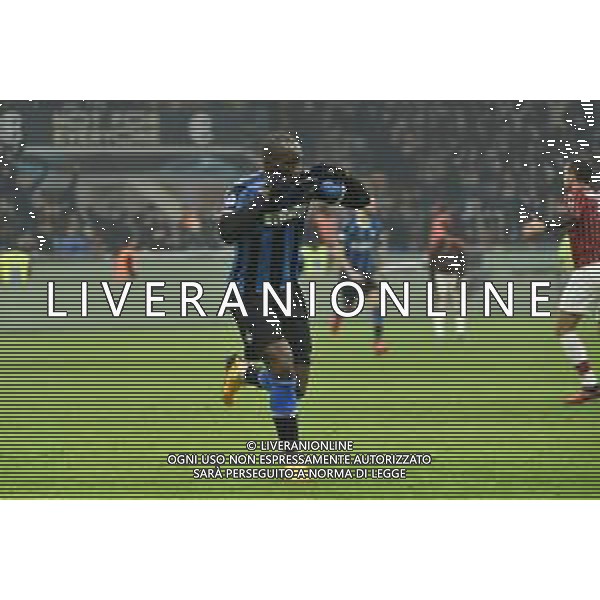 esultanza di romelu Lukaku dopo il gol del 4 a 2 Inter Inter vs Milan Campionato Serie A TIM - 23¬∞ giornata Milano 09-02-2020 Stadio Giuseppe Meazza - San Siro foto Roberto Garavaglia - ag. Aldo Liverani sas / AGENZIA ALDO LIVERANI SAS