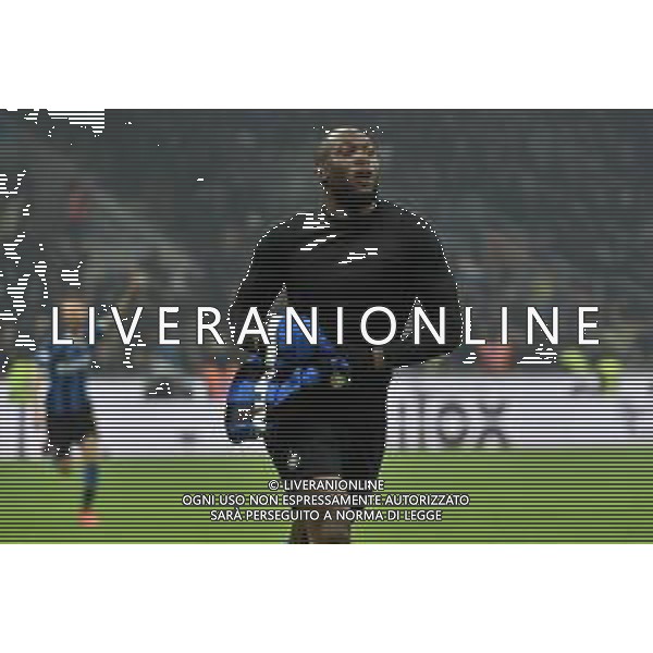 esultanza di romelu Lukaku dopo il gol del 4 a 2 Inter Inter vs Milan Campionato Serie A TIM - 23° giornata Milano 09-02-2020 Stadio Giuseppe Meazza - San Siro foto Roberto Garavaglia - ag. Aldo Liverani sas / AGENZIA ALDO LIVERANI SAS