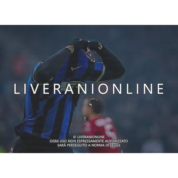 Campionato di Calcio Serie A 2019/2020 Milano, Italia 09/02/2020 Inter vs Milan Nella foto: Romelu Lukaku of FC Internazionale celebrates the goal FOTO FABRIZIO CARABELLI-ALESSIO MARINI-AG ALDO LIVERANI SAS