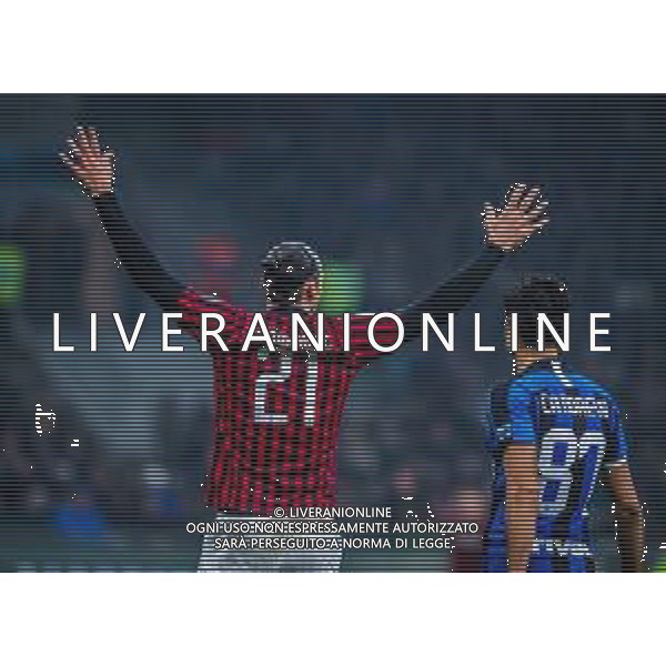 Campionato di Calcio Serie A 2019/2020 Milano, Italia 09/02/2020 Inter vs Milan Nella foto: Zlatan Ibrahimovic of AC Milan FOTO FABRIZIO CARABELLI-ALESSIO MARINI-AG ALDO LIVERANI SAS