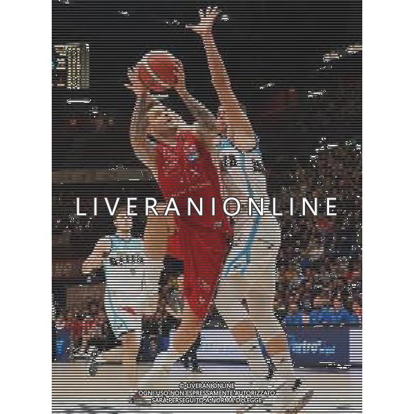 Campionato di Basket Serie A 2019/2020 Milano, Italia 09/02/2020 AX Armani Exchange Olimpia Milano vs Vanoli Basket Cremona Nella foto: Micov della AX Armani Exchange Olimpia Milano ostacolato da Stojanovic della Vanoli Cremona FOTO SAVINO PAOLELLA-ALESSIO MARINI-AG ALDO LIVERANI SAS