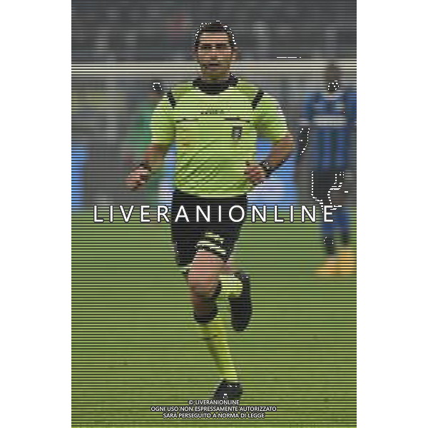 l’arbitro Fabio Maresca di Napoli Inter vs Milan Campionato Serie A TIM - 23° giornata Milano 09-02-2020 Stadio Giuseppe Meazza - San Siro foto Roberto Garavaglia - ag. Aldo Liverani sas