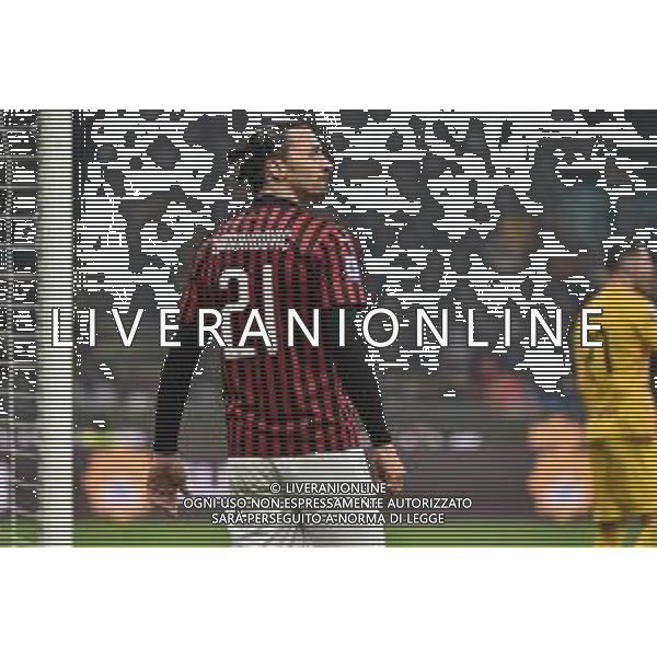 Zlatan Ibrahimovic (Milan) Inter vs Milan Campionato Serie A TIM - 23° giornata Milano 09-02-2020 Stadio Giuseppe Meazza - San Siro foto Roberto Garavaglia - ag. Aldo Liverani sas