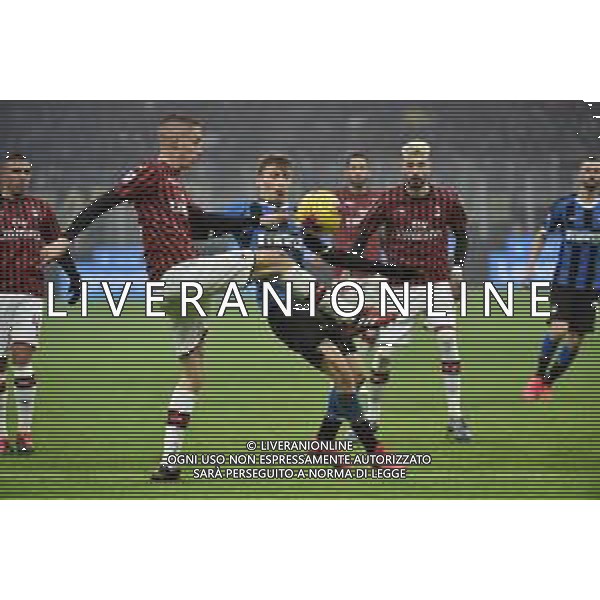 Andrea Conti (Milan) SX e Nicolo’ Barella (Inter) DX Inter vs Milan Campionato Serie A TIM - 23° giornata Milano 09-02-2020 Stadio Giuseppe Meazza - San Siro foto Roberto Garavaglia - ag. Aldo Liverani sas