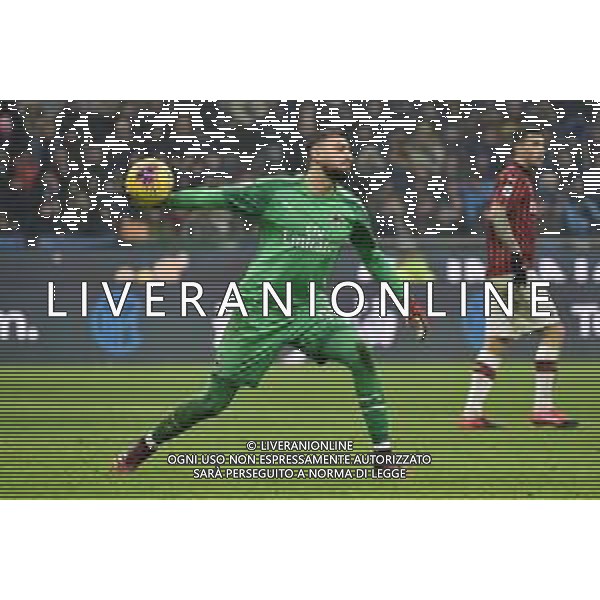 Gianluigi Donnarumma (Milan) Inter vs Milan Campionato Serie A TIM - 23° giornata Milano 09-02-2020 Stadio Giuseppe Meazza - San Siro foto Roberto Garavaglia - ag. Aldo Liverani sas