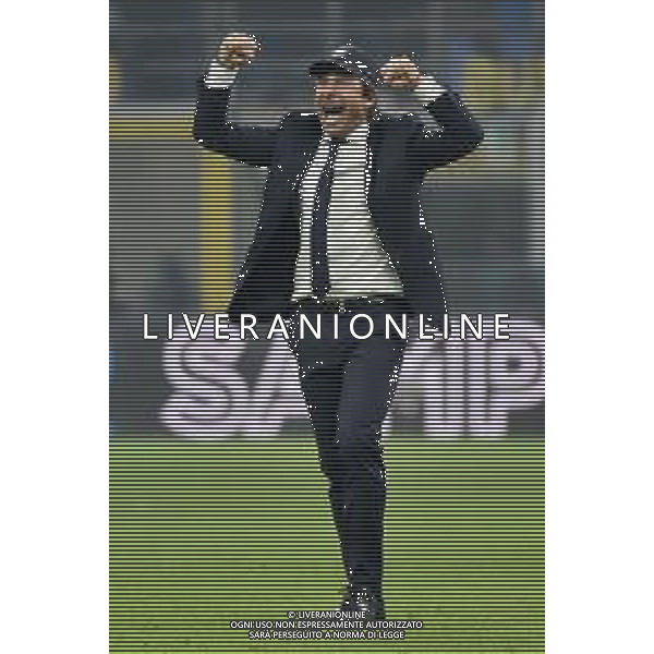 Antonio Conte allenatore Inter Inter vs Milan Campionato Serie A TIM - 23° giornata Milano 09-02-2020 Stadio Giuseppe Meazza - San Siro foto Roberto Garavaglia - ag. Aldo Liverani sas