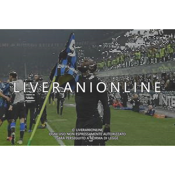 Romelu Lukaku (Inter) esultanza dopo il gol del 4 a 2 Inter vs Milan Campionato Serie A TIM - 23° giornata Milano 09-02-2020 Stadio Giuseppe Meazza - San Siro foto Roberto Garavaglia - ag. Aldo Liverani sas