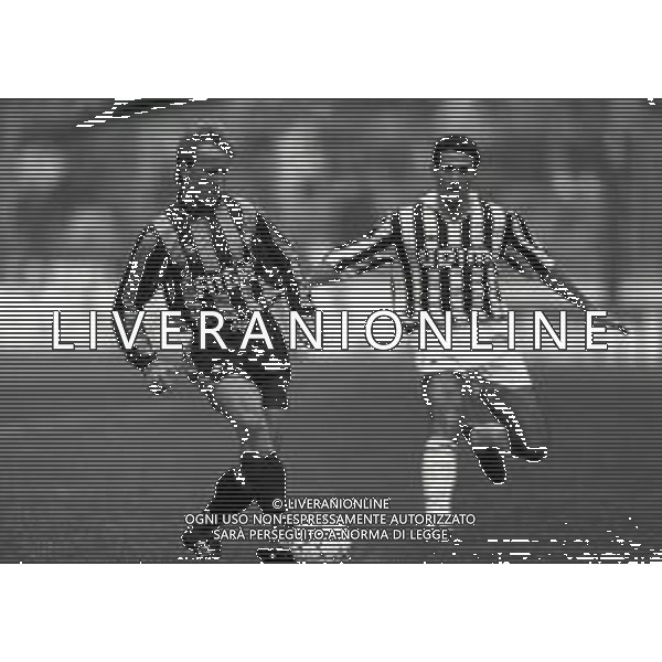 08-12-1991 TORINO-CAMPIONATO DI CALCIO SERIE A JUVENTUS INTER 2-1 NELLA FOTO ANDREAS BREHME E ANGELO ALESSIO AG ALDO LIVERANI SAS