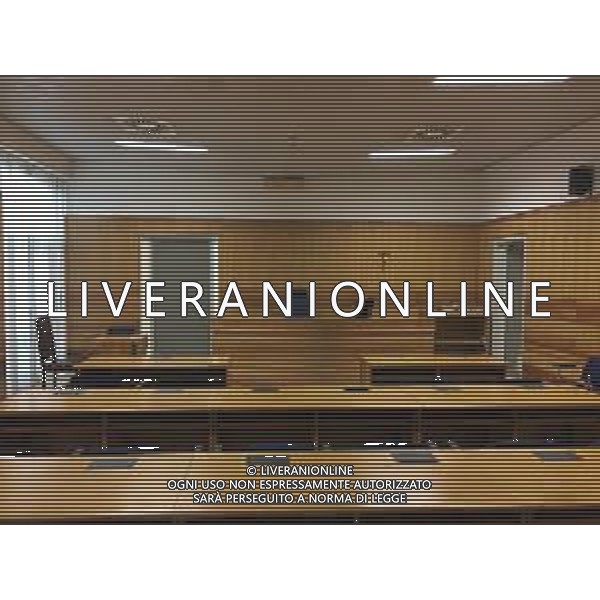 TRIBUNALE DI RIMINI NELLA FOTO UN AULA DEL TRIBUNALE DI RIMINI AG ALDO LIVERANI SAS