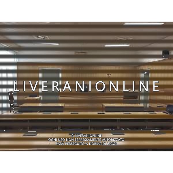 TRIBUNALE DI RIMINI NELLA FOTO UN AULA DEL TRIBUNALE DI RIMINI AG ALDO LIVERANI SAS