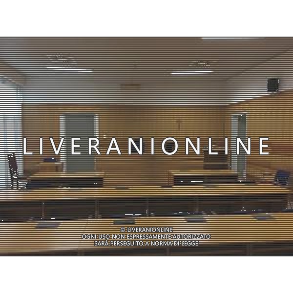 TRIBUNALE DI RIMINI NELLA FOTO UN AULA DEL TRIBUNALE DI RIMINI AG ALDO LIVERANI SAS