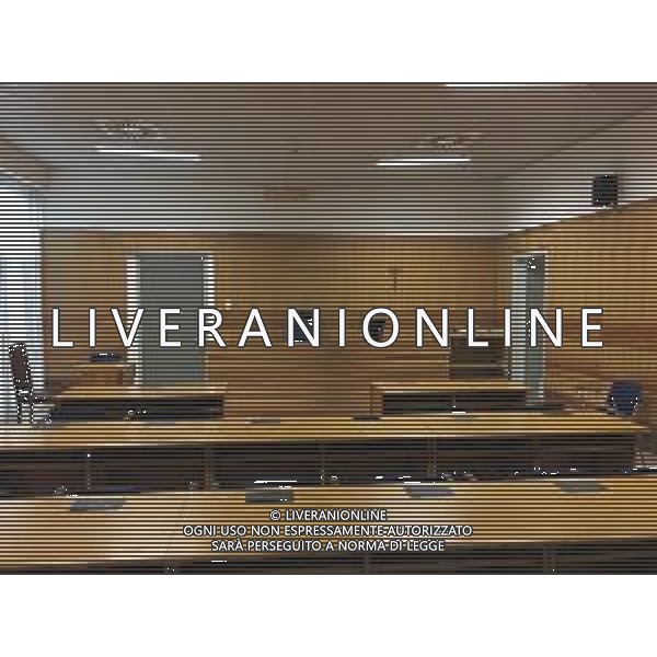 TRIBUNALE DI RIMINI NELLA FOTO UN AULA DEL TRIBUNALE DI RIMINI AG ALDO LIVERANI SAS