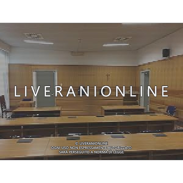 TRIBUNALE DI RIMINI NELLA FOTO UN AULA DEL TRIBUNALE DI RIMINI AG ALDO LIVERANI SAS