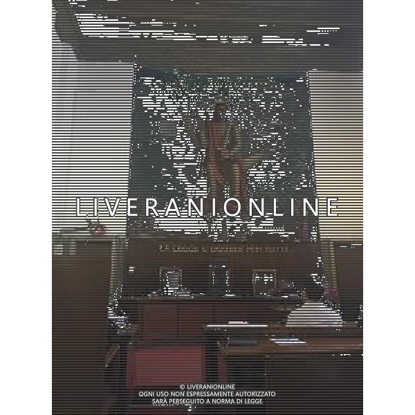 TRIBUNALE DI MILANO NELLA FOTO AULA INTERNA DEL TRIBUNALE DI MILANO AG ALDO LIVERANI SAS