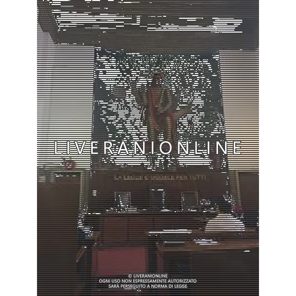 TRIBUNALE DI MILANO NELLA FOTO AULA INTERNA DEL TRIBUNALE DI MILANO AG ALDO LIVERANI SAS