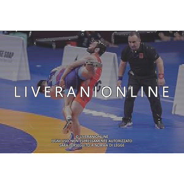Lotta Roma, Italia 11/02/2020 Senior European Championships - Day 2 Nella foto: N. Abdullaev (RUS) category GR 67kg ©Luigi Mariani - Alessio Marini / AGENZIA ALDO LIVERANI SAS
