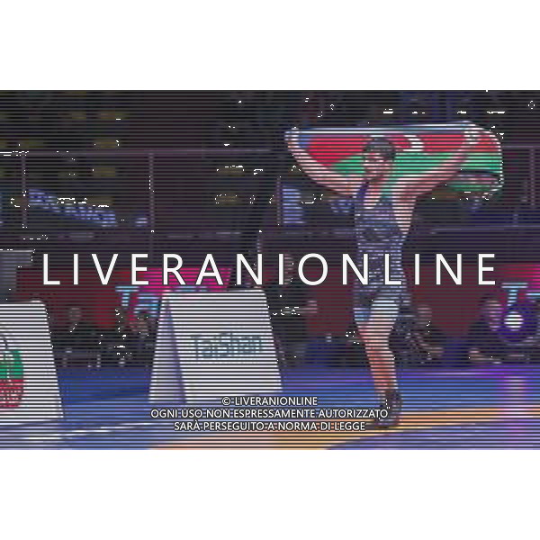 Lotta Roma, Italia 11/02/2020 Senior European Championships - Day 2 Nella foto: esultanza S. Suleymanov (AZE) category GR 77kg ©Luigi Mariani - Alessio Marini / AGENZIA ALDO LIVERANI SAS