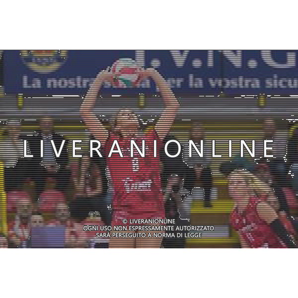 Campionato di Volley Serie A1 Femminile 2019/2020 Busto Arsizio, Italia 12/02/2020 Unet E-Work Busto Arsizio-Bartoccini Fortinfissi Perugia Nella foto: Alessia Orro (UYBA Unet E-Work Busto Arsizio) ©Elisa Calabrese - Alessio Marini / AGENZIA ALDO LIVERANI SAS