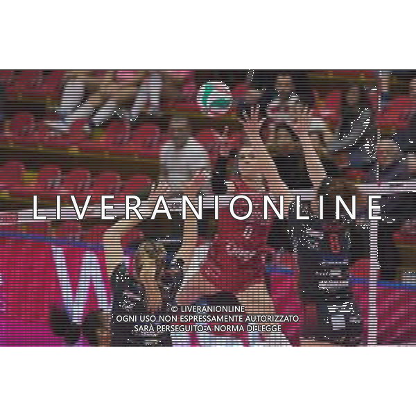 Campionato di Volley Serie A1 Femminile 2019/2020 Busto Arsizio, Italia 12/02/2020 Unet E-Work Busto Arsizio-Bartoccini Fortinfissi Perugia Nella foto: schiacciata di Britt Herbots (UYBA Unet E-Work Busto Arsizio) ©Elisa Calabrese - Alessio Marini / AGENZIA ALDO LIVERANI SAS