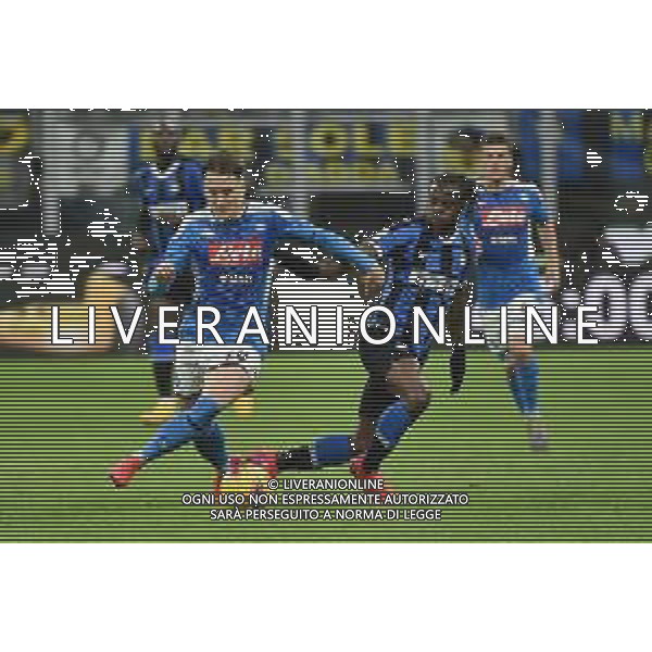 Piotr Zielinski e Victor Moses Inter vs Napoli Coppa Italia - semifinale gara di andata Milano 12-02-2020 Stadio Giuseppe Meazza - San Siro foto Roberto Garavaglia - ag. Aldo Liverani sas/ AGENZIA ALDO LIVERANI SAS