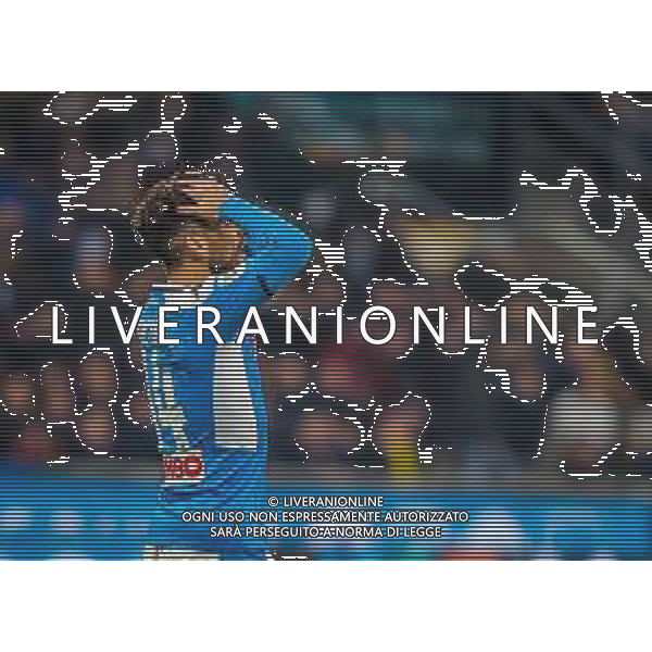 TIM Cup - Coppa Italia 2019/2020 Milano, Italia 12/02/2020 Semifinali - Inter vs Napoli Nella foto: Dries Mertens of SSC Napoli during the Coppa Italia 2019/20 match between FC Internazionale vs SSC Napoli at the San Siro Stadium, Milan, Italy on February 12, 2020 - Photo Fabrizio Carabelli ©Fabrizio Carabelli - Alessio Marini / AGENZIA ALDO LIVERANI SAS