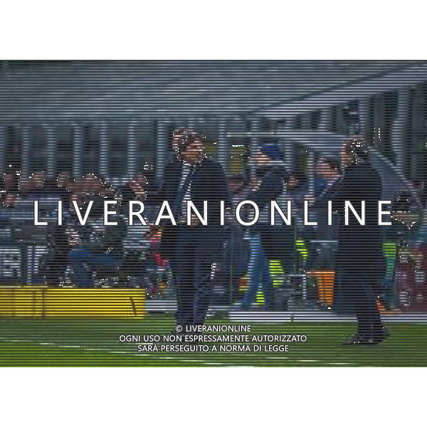 TIM Cup - Coppa Italia 2019/2020 Milano, Italia 12/02/2020 Semifinali - Inter vs Napoli Nella foto: Head Coach of FC Internazionale Antonio Conte ©Fabrizio Carabelli - Alessio Marini / AGENZIA ALDO LIVERANI SAS