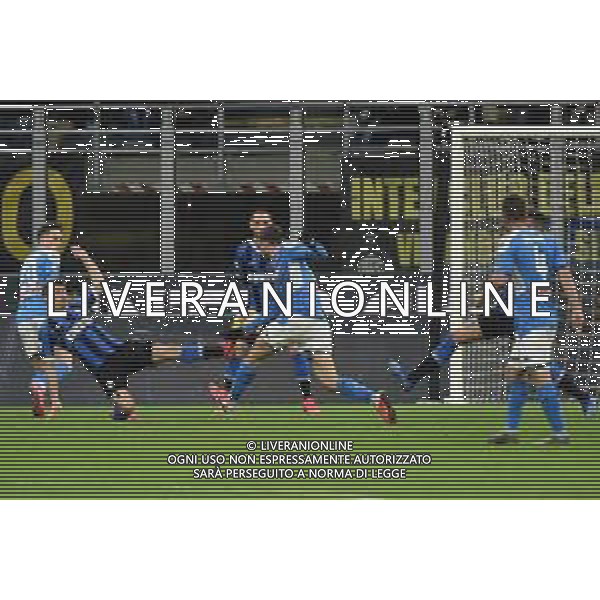 Fabian Ruiz segna il gol dell\' 1 a 0 Napoli Inter vs Napoli Coppa Italia - semifinale gara di andata Milano 12-02-2020 Stadio Giuseppe Meazza - San Siro foto Roberto Garavaglia - ag. Aldo Liverani sas / AGENZIA ALDO LIVERANI SAS
