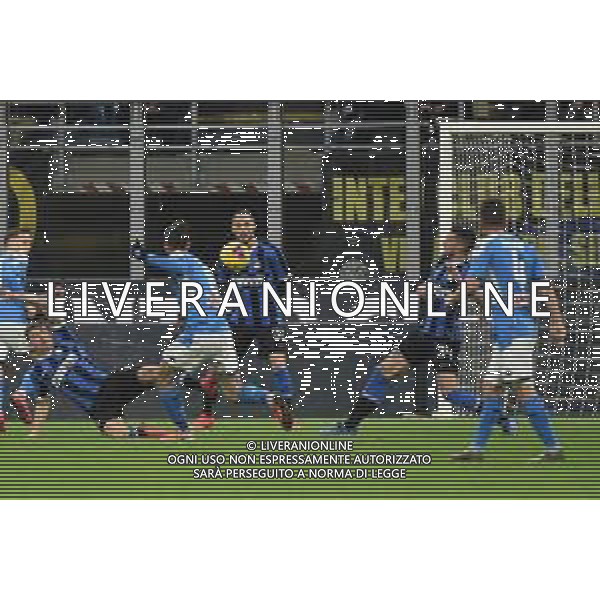 Fabian Ruiz segna il gol dell\' 1 a 0 Napoli Inter vs Napoli Coppa Italia - semifinale gara di andata Milano 12-02-2020 Stadio Giuseppe Meazza - San Siro foto Roberto Garavaglia - ag. Aldo Liverani sas / AGENZIA ALDO LIVERANI SAS