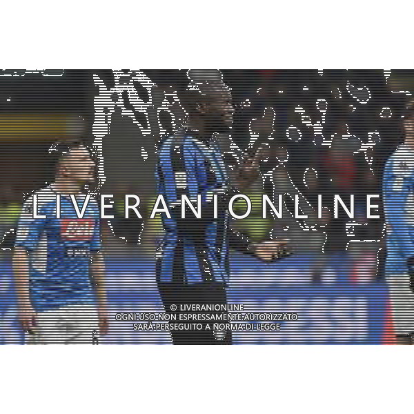 Romelu Lukaku Inter vs Napoli Coppa Italia - semifinale gara di andata Milano 12-02-2020 Stadio Giuseppe Meazza - San Siro foto Roberto Garavaglia - ag. Aldo Liverani sas / AGENZIA ALDO LIVERANI SAS