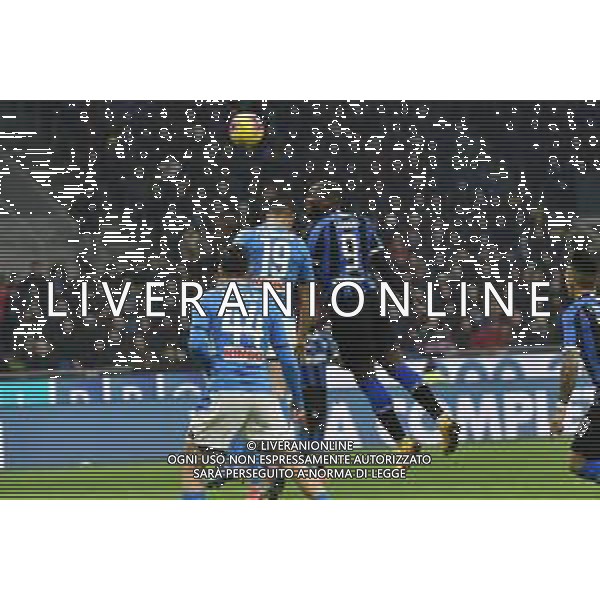 occasione per Romelu Lukaku Inter vs Napoli Coppa Italia - semifinale gara di andata Milano 12-02-2020 Stadio Giuseppe Meazza - San Siro foto Roberto Garavaglia - ag. Aldo Liverani sas / AGENZIA ALDO LIVERANI SAS