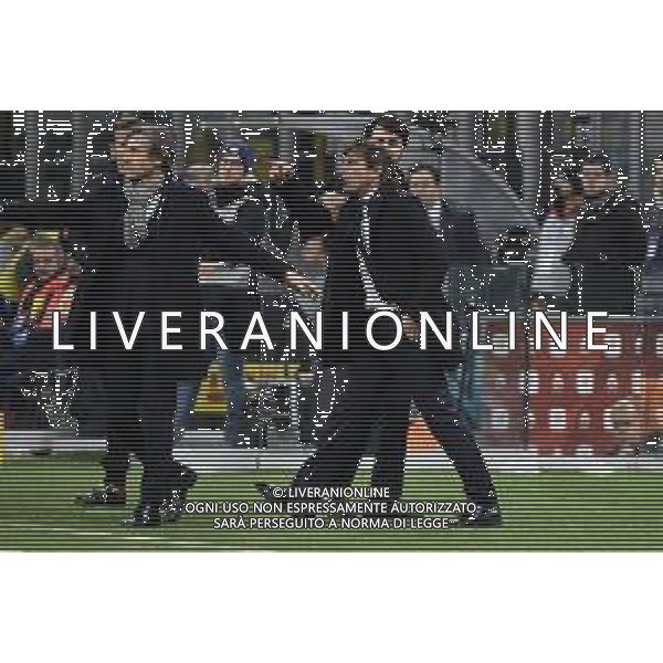 Antonio Conte allenatore Inter protesta con l‚Äôarbitro Gianpaolo Calvarese Inter vs Napoli Coppa Italia - semifinale gara di andata Milano 12-02-2020 Stadio Giuseppe Meazza - San Siro foto Roberto Garavaglia - ag. Aldo Liverani sas / AGENZIA ALDO LIVERANI SAS