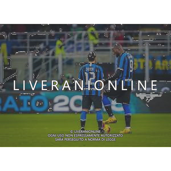 TIM Cup - Coppa Italia 2019/2020 Milano, Italia 12/02/2020 Semifinali - Inter vs Napoli Nella foto: Romelu Lukaku of FC Internazionale and Stefano Sensi of FC Internazionale ©Fabrizio Carabelli - Alessio Marini / AGENZIA ALDO LIVERANI SAS