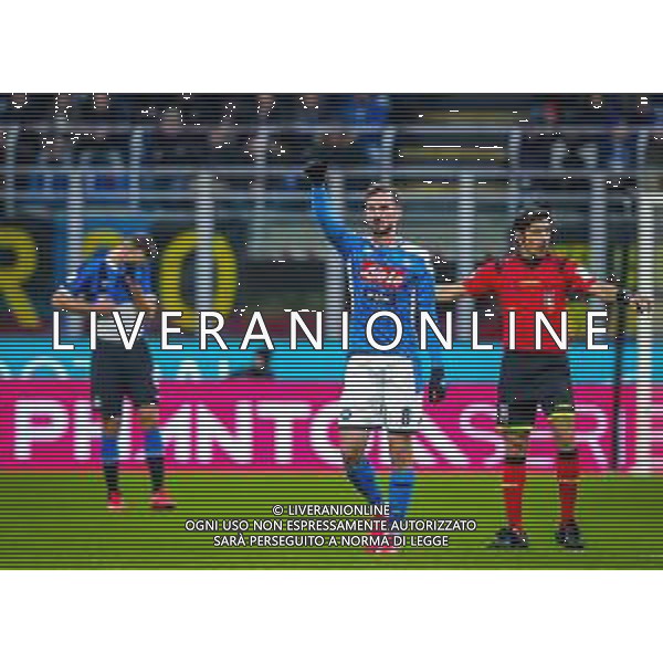 TIM Cup - Coppa Italia 2019/2020 Milano, Italia 12/02/2020 Semifinali - Inter vs Napoli Nella foto: Fabian Ruiz of SSC Napoli celebrates the goal ©Fabrizio Carabelli - Alessio Marini / AGENZIA ALDO LIVERANI SAS