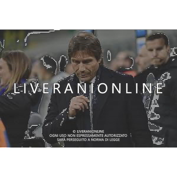 Antonio Conte allenatore Inter Inter vs Napoli Coppa Italia - semifinale gara di andata Milano 12-02-2020 Stadio Giuseppe Meazza - San Siro foto Roberto Garavaglia - ag. Aldo Liverani sas