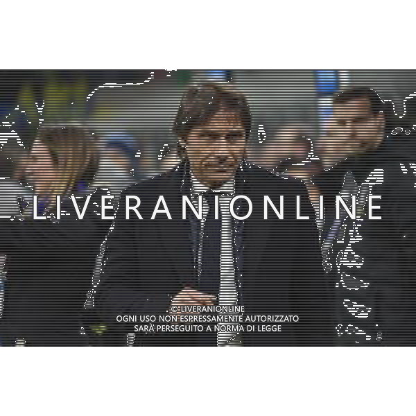 Antonio Conte allenatore Inter Inter vs Napoli Coppa Italia - semifinale gara di andata Milano 12-02-2020 Stadio Giuseppe Meazza - San Siro foto Roberto Garavaglia - ag. Aldo Liverani sas