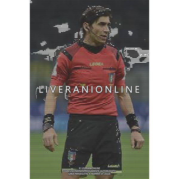 l’arbitro Gianpaolo Calvarese di Teramo Inter vs Napoli Coppa Italia - semifinale gara di andata Milano 12-02-2020 Stadio Giuseppe Meazza - San Siro foto Roberto Garavaglia - ag. Aldo Liverani sas