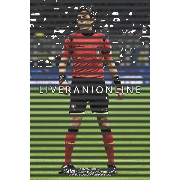 l’arbitro Gianpaolo Calvarese di Teramo Inter vs Napoli Coppa Italia - semifinale gara di andata Milano 12-02-2020 Stadio Giuseppe Meazza - San Siro foto Roberto Garavaglia - ag. Aldo Liverani sas