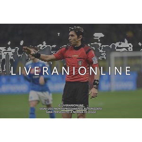 l’arbitro Gianpaolo Calvarese di Teramo Inter vs Napoli Coppa Italia - semifinale gara di andata Milano 12-02-2020 Stadio Giuseppe Meazza - San Siro foto Roberto Garavaglia - ag. Aldo Liverani sas