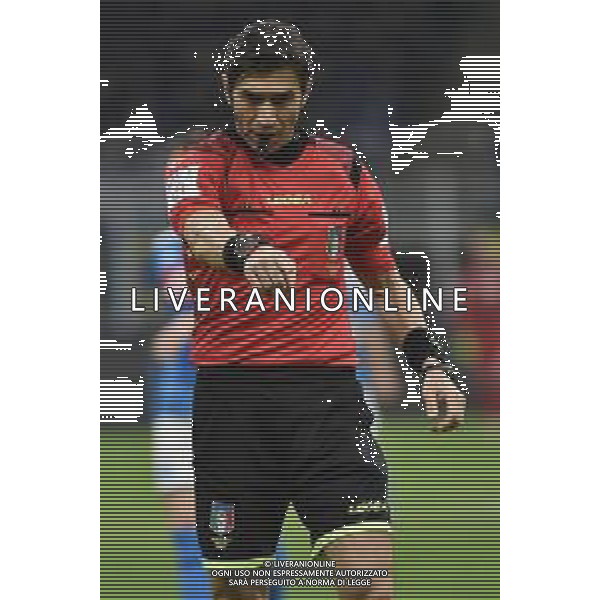 l’arbitro Gianpaolo Calvarese di Teramo Inter vs Napoli Coppa Italia - semifinale gara di andata Milano 12-02-2020 Stadio Giuseppe Meazza - San Siro foto Roberto Garavaglia - ag. Aldo Liverani sas