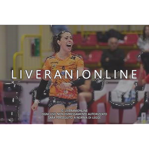 Campionato di Volley Serie A1 Femminile 2019/2020 Busto Arsizio, Italia 12/02/2020 Unet E-Work Busto Arsizio-Bartoccini Fortinfissi Perugia Nella foto: esultanza di Giada Cecchetto (Bartoccini Fortinfissi Perugia) ©Elisa Calabrese - Alessio Marini / AGENZIA ALDO LIVERANI SAS