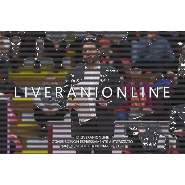 Campionato di Volley Serie A1 Femminile 2019/2020 Busto Arsizio, Italia 12/02/2020 Unet E-Work Busto Arsizio-Bartoccini Fortinfissi Perugia Nella foto: coach Stefano Lavarini (UYBA Unet E-Work Busto Arsizio) ©Elisa Calabrese - Alessio Marini / AGENZIA ALDO LIVERANI SAS