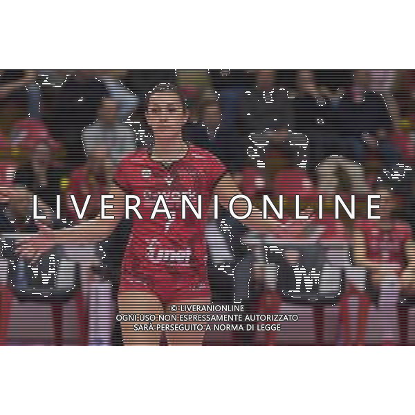 Campionato di Volley Serie A1 Femminile 2019/2020 Busto Arsizio, Italia 12/02/2020 Unet E-Work Busto Arsizio-Bartoccini Fortinfissi Perugia Nella foto: Maria Luisa Cumino (UYBA Unet E-Work Busto Arsizio) ©Elisa Calabrese - Alessio Marini / AGENZIA ALDO LIVERANI SAS