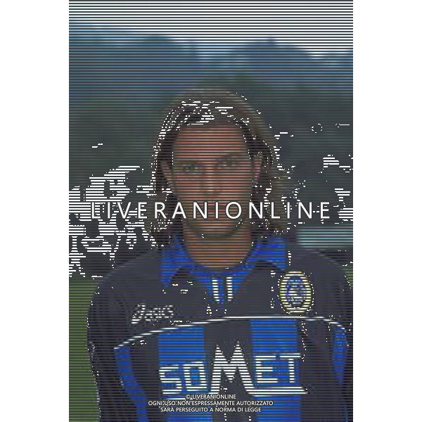 PRIMI PIANI ROSA GIOCATORI ATALANTA CALCIO 1999-2000 NELLA FOTO CRISTIANO DONI AG ALDO LIVERANI SAS