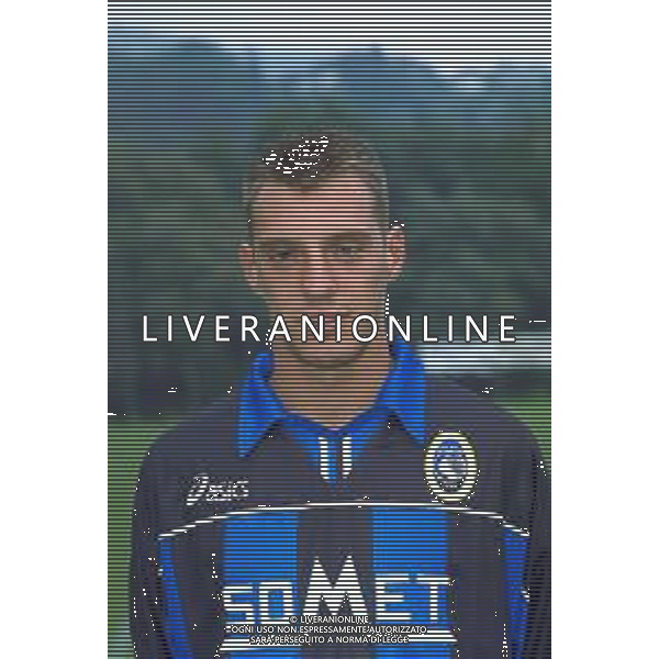 PRIMI PIANI ROSA GIOCATORI ATALANTA CALCIO 1999-2000 NELLA FOTO DAMIANO ZENONI AG ALDO LIVERANI SAS