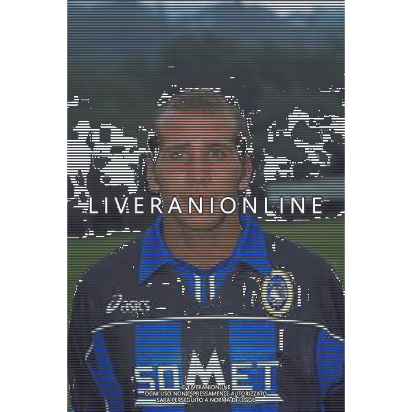 PRIMI PIANI ROSA GIOCATORI ATALANTA CALCIO 1999-2000 NELLA FOTO FABIO RUSTICO AG ALDO LIVERANI SAS